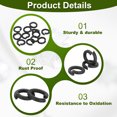 thumbnail image 3 of Split Lock Washer, Spring Lock Washer Stainless Steel Lock Washers Assortment Kit for Screws Bolts 12  100, 3 of 8