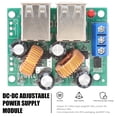 thumbnail image 5 of KAKOWELY USB power module DC 9V 12V 18V 20V to 5V Power Module with 4 USB Ports1.89"X1.57"X0.71", 5 of 5