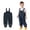 Navy, variant on Miqool Toddler Baby Boys Girls Suspender Rain Pants Lightweight Waterproof Muddy Play Bib Overalls Rain Suit Outdoor One Piece Rain Coverall Rainwear