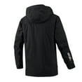 thumbnail image 3 of Vedolay Men's Jacket Solid Long Sleeve Open Front Long Cardigan Black,4XL, 3 of 3