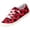 O9-Red, variant on Women's Halloween Canvas Shoes Pumpkin Ghost Print Low Top Sneakers Cute Flat Walking Shoes Lace Up Holiday Party Fall Outdoor Daily Wear Footwear for Girls Ladies,Red 40(US-7.5)