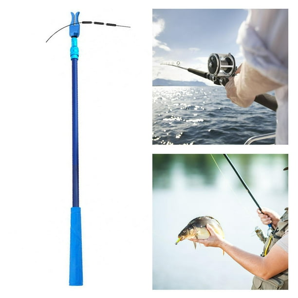 Siruishop Telescopic Fishing Rod Long Distance Thrower Travel Fishing Pole Throwing Device Fishing Rod Red Head Other