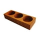 thumbnail image 4 of Organizador de almacenamiento con soporte de exhibición de aceites esenciales, estante compacto con 3 ranuras para aceites de masaje, mesa de madera,, 4 of 9