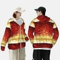 thumbnail image 6 of Easygdp Red Gold Glitter Lightweight Long Sleeve Sun Shirt Sports long-Sleeved Sun Protective Clothing, Quick Drying Breathable - X-Large, 6 of 9