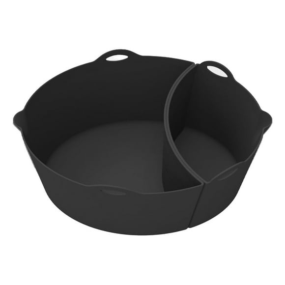 MOQIN Slow Cooker Divider Liners with Handle, Silicone Reusable Slow Cooker Liners Compatible with 6-8 Quart Oval or Round Slow Cooker, Fits 7 Quart Crockpot Liners