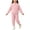 Pink, variant on Taqqpue Toddler Girls Solid Color Sweatshirt Casual Pants Set 0-10T | Long Sleeve Crewneck Pullover Tops Joggers,Girls Sweatsuits, Cute 2Pcs Infant Fall Winter Keep Warm Fleece Outfits for Kids
