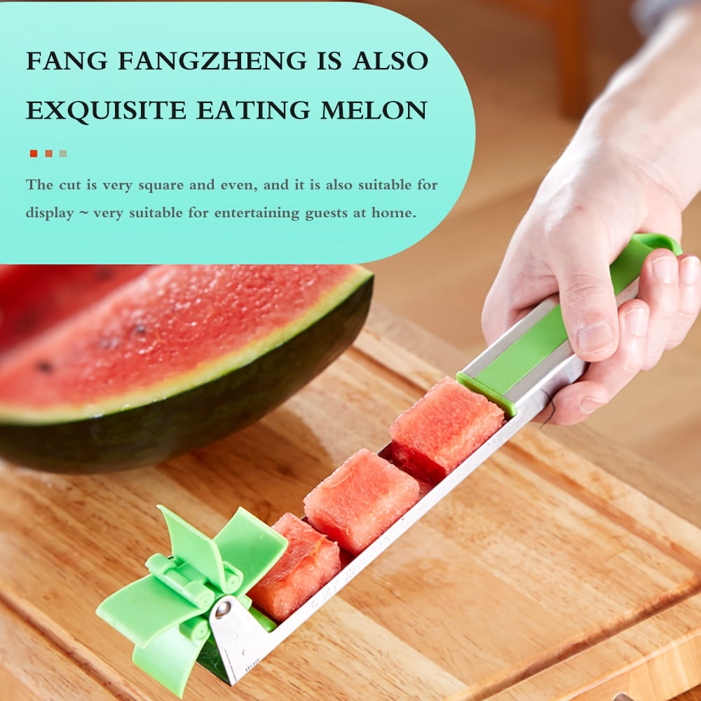 Details about   Watermelon Slicer Fruit Cutter Windmill Kitchen Utensils Gadgets Stainless Steel 
