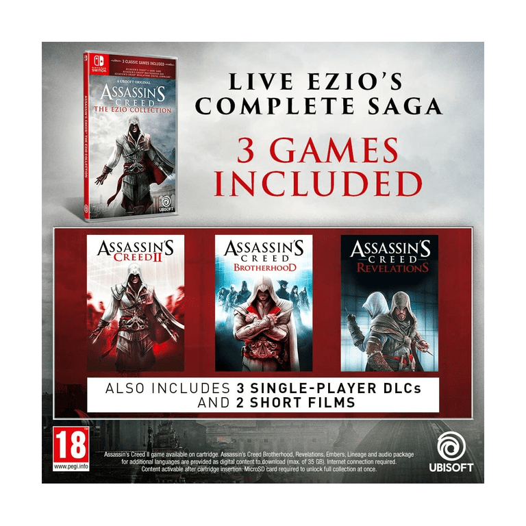 Nintendo Switch Assassin's Creed The Ezio Collection Ubisoft, Assassin's Creed The Ezio Collection, Nintendo Switch