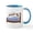 White/Blue Inside, variant on CafePress - Beware The Wolf Mugs - 11 oz Ceramic Mug - Novelty Coffee Tea Cup
