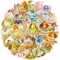 thumbnail image 1 of Pegatinas para álbumes de recortes, diseño de princesas y hadas, PET, transparentes, 30 unidades, 1 of 2