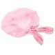 thumbnail image 4 of Milk Silk Headscarf Hat for Baby Girl with Satin Ribbon Pink Sleep Cap, 4 of 5