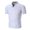 A-White306, variant on JAJAHO Summer Polo Shirts For Men Short Sleeve Stand Collar Solid Color Golf Shirts Performance Moisture Wicking Casual Workout Comfy Tops