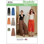 Simplicity Misses' Size 14-22 Easy-To-Sew Pants & Shorts Pattern, 1 Each