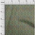 thumbnail image 1 of oneOone Polyester Lycra Fabric Leaves & Floral Block Print Fabric By The Yard 56 Inch Wide, 1 of 4