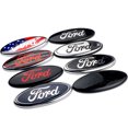 thumbnail image 2 of Car Front Grille Emblem Rear Trunk Lid Logo Sticker Decor For Fiesta Focus 2 Mondeo mk4 Mustang Ranger Kuga S-MAX Transit C 22.4x8.8cm, 2 of 5