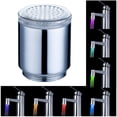 thumbnail image 2 of Colorful LED Water Faucet Faucet Colorful Changing Glow Nozzle Shower Head Water Tap Filter No Battery Supply For Kitchen And Bathroms (7 Color NO Sensor), 2 of 9