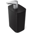 thumbnail image 1 of Bomba de jabón líquido simplehuman 473 ml, acero inoxidable negro, 1 of 4