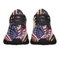 thumbnail image 5 of German Shepherd Dogs American flag Patriot Shoes Sneakers Black Size 9, 5 of 7