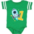 thumbnail image 3 of Inktastic Rocket Spaceship Happy First Birthday Boys or Girls Baby Bodysuit, 3 of 5