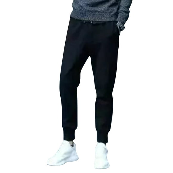 Elastic Ankle Pants Men
