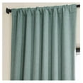 thumbnail image 6 of TiaGOC Faux Linen Room Darkening Curtains - 108 Inches Long Luxury Linen Curtains for Bedroom & Living Room (1 Panel), 50W X 108L, Sea Thistle, 6 of 7