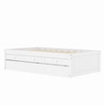 thumbnail image 6 of Bellemave Twin Size Platform Bed with Storage Drawers, Wood Twin Bed with Trundle, Twin Daybed with Drawers for Teens, Adults, White, 6 of 10