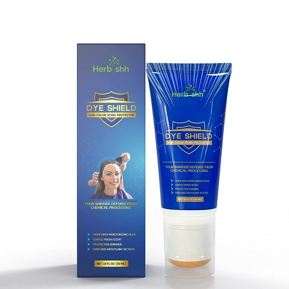 Herbishh Hair Color Stain Protector - Dye Shield or Defender for Skin - Skin Protecting Barrier Cream - Natural Coloring Protectant - Gentle & Moisturizing Staining Guard