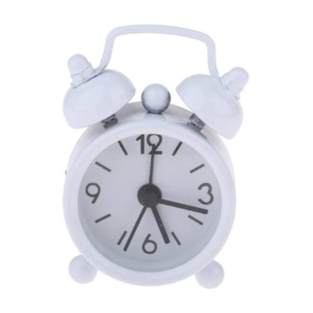 DESIGNICE 2026 New Alarm Clock,Small Metal Alarm Clock,Travel Friendly Table Clock,Quiet Alarm