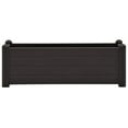 thumbnail image 3 of vidaXL 1 Piece PP Anthracite Garden Raised Bed 39.4"x16.9"x13.8" Freestanding for Outdoor, 3 of 7