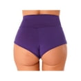 thumbnail image 2 of Haitryli Womens Yoga Shorts Hot Pants Butt Lifting Shorts Leggings High Waist Rave Party Dance Shorts Purple M, 2 of 7