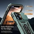 thumbnail image 5 of for iPhone 13 Pro Case with Screen Protector,Sliding Camera Cover,-Grade Cover with  Stand Phone Case 6.1" Pale Green, 5 of 12