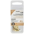thumbnail image 2 of National Hardware - V2532-10 Professional Premium Picture Hangers with 10 lb Weight Capacity, 4/pk - Brass, 2 of 3
