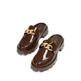 thumbnail image 5 of BURUDANI Women Platform Chunky Mules Slip-On Slides, 5 of 7
