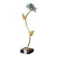 thumbnail image 3 of Estatuas de hojas chinas coleccionables con adornos de Base, , escultura de Metal para escritorio, sala de estar, estanterías, decoración, , estilo b Baoblaze escultura de escritorio, 3 of 8
