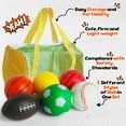 thumbnail image 6 of Billeeit Soft Foam Ball Toys for Toddlers 1-3, Safe & Educational Baby Ball Set for Kids, Includes Soccer, Tennis, Basketball, Football, Baseball, Volleyball, Set of 6, 6 of 8
