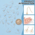 thumbnail image 4 of 30Pcs 18K Real Gold Plated Brass Earring Hooks Sheel Leverback Ear Wires Minimalist Earring Findings with 30Pcs Ear Nuts for Women Gifts Earring Jewelry DIY Making DIY, 4 of 6