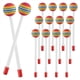 thumbnail image 1 of 14 Pcs Lollipop D Mallet Sticks Round Rainbow Hammer Percussion Sticks Plastic D sticks for Kid, 1 of 5
