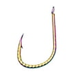 thumbnail image 5 of Sportact Fishing Accessories,Fishing Equipment,50pcs Colorful Long Handle Fine Crucian Carp Izu Platform Fishing Hook with Barb, 5 of 12