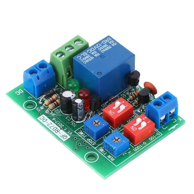 Módulo de relé, RD72-DC-12V Ciclo infinito ON Módulo de relé de ciclo de relé de ciclo infinito Meticulosamente diseñado