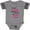 Football Heather and Smoke, variant on Inktastic I've Got Daddy Wrapped Around My Little Finger Girls Baby Bodysuit