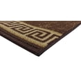 thumbnail image 4 of Custom Runner Meander Roll Runner 26 Inch Wide x Your Length Size Choice Slip Skid Resistant Rubber Back 3 Color Options (Brown, 7 ft x 26 in), 4 of 9