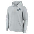 thumbnail image 2 of Unisex Fanatics  Gray Detroit Lions Sleek Elements Pullover Hoodie, 2 of 7