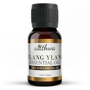 Satthwa Ylang Ylang Essential Oil for Hair, Skin, Face, Body, Aromatherapy, Massage Treats Dandruff - Natural & Undiluted Cruelty-Free (15ml)
