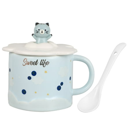 

1 Set Ceramics Water Cup Cartoon Pattern Mug Juice Mug Ceramics Drink Mug