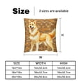 thumbnail image 5 of Pixel Dog Throw Pillow Covers Set of 2 - Velvet Decorative Pillow Cases with Unique Patterns, 16x16, 18x18, 20x20 Couch, Sofa - Throw Pillows for Living Room, 5 of 6