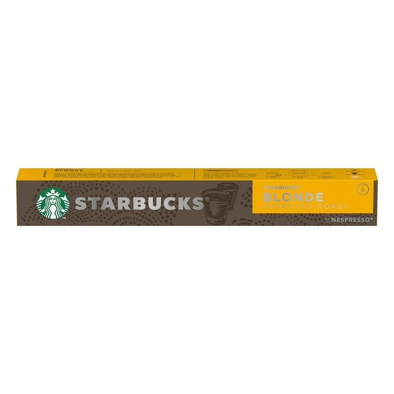 Starbucks by Nespresso Original Line Capsules Blonde Espresso Roast Pods,  60 ct.