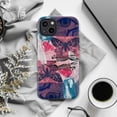 thumbnail image 6 of Abstract Animal Collage Phone Case, Mixed Media Art Protective Cover for iPhone 16 15 14 13 12 11 Pro Max Plus Mini, 6 of 6