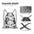 thumbnail image 6 of Kdxio Labrador Retriever Dog Print Drawstring Backpack Bag,Waterproof Draw String Back Sack, Gym Drawstring Bags Swim Bag For Unisex, 6 of 9