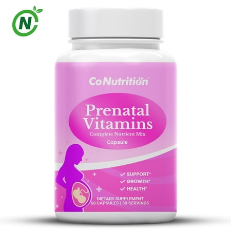 CoNutrition Prenatal Vitamins with Folic Acid Iron Calcium for Pregnant Women