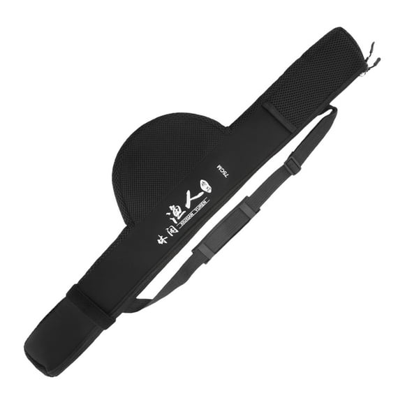 Langgg Étui pour Canne à Pêche, Support Pliable pour Canne à Pêche, Sac de Pêche, Canne pour Canne à Pêche 125 cm Noir 125 cm